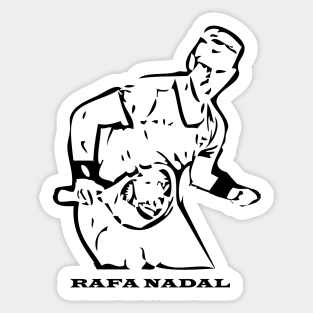 Rafael Nadal Chest Icon Sticker